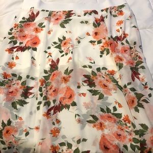 TORRID Sheer Maxi skirt w/shorts